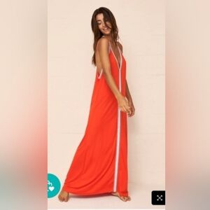 Pitusa Pima Halter Maxi Sundress STANDARD NWT
